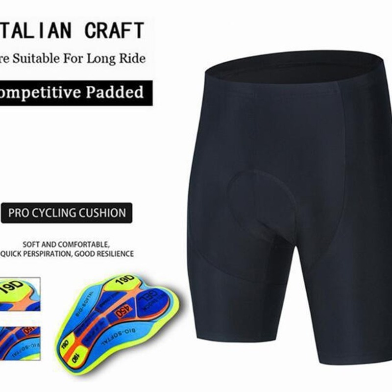Summer cycling shorts bicycle strap pants mountain road cycling breathable cycling shorts 19D spot wholesale