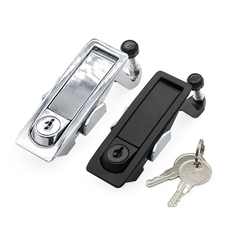 MS606-1 compression lever door lock flat handle lock electric cabinet box bounce lock MS709 equipment door lock