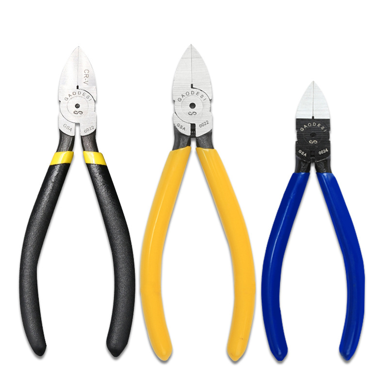 Industrial grade high carbon steel diagonal pliers mechanical maintenance tools 5 inch 6 inch nozzle pliers wire cutter electrician wire stripper