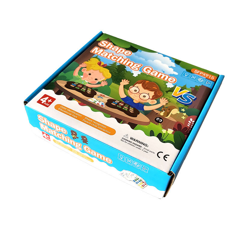 Children's Early Education Puzzle Bear Geometric Matching Montessori Education Building Blocks Parent-Child Interactive Battle Feelings Board Game