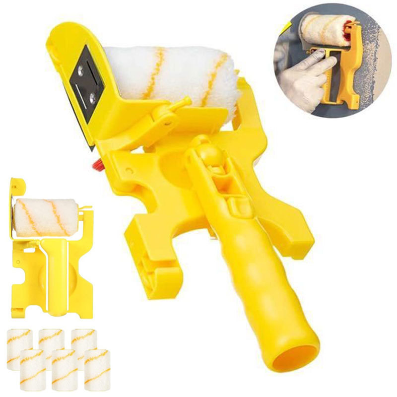 Trimming color separation roller brush multifunctional paint brush no dead angle fine brush paint latex paint wall color separation tool