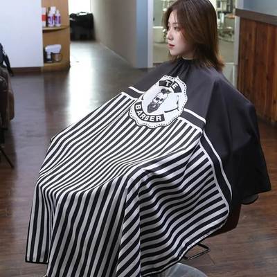 Hair Barber cloth non-stick anti-static barber shop hair cutting cloth hair salon special professional high-grade hair cloth tide