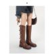 Internet Celebrity High Knights Boots Women's ins Trendy 2023 New European Station Fashion Thick Bottom Thick Heel but Knee Long Boots