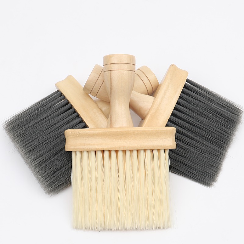 Car interior cleaning brush solid wood handle car air conditioning air outlet brush car seat gap soft bristle brush