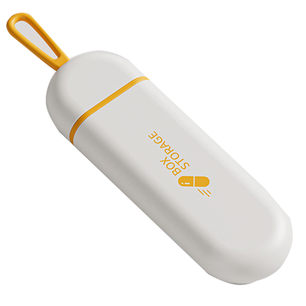 Cross-border portable pill box for the elderly small size pill box for carrying household pill Storage Three-grid packing box