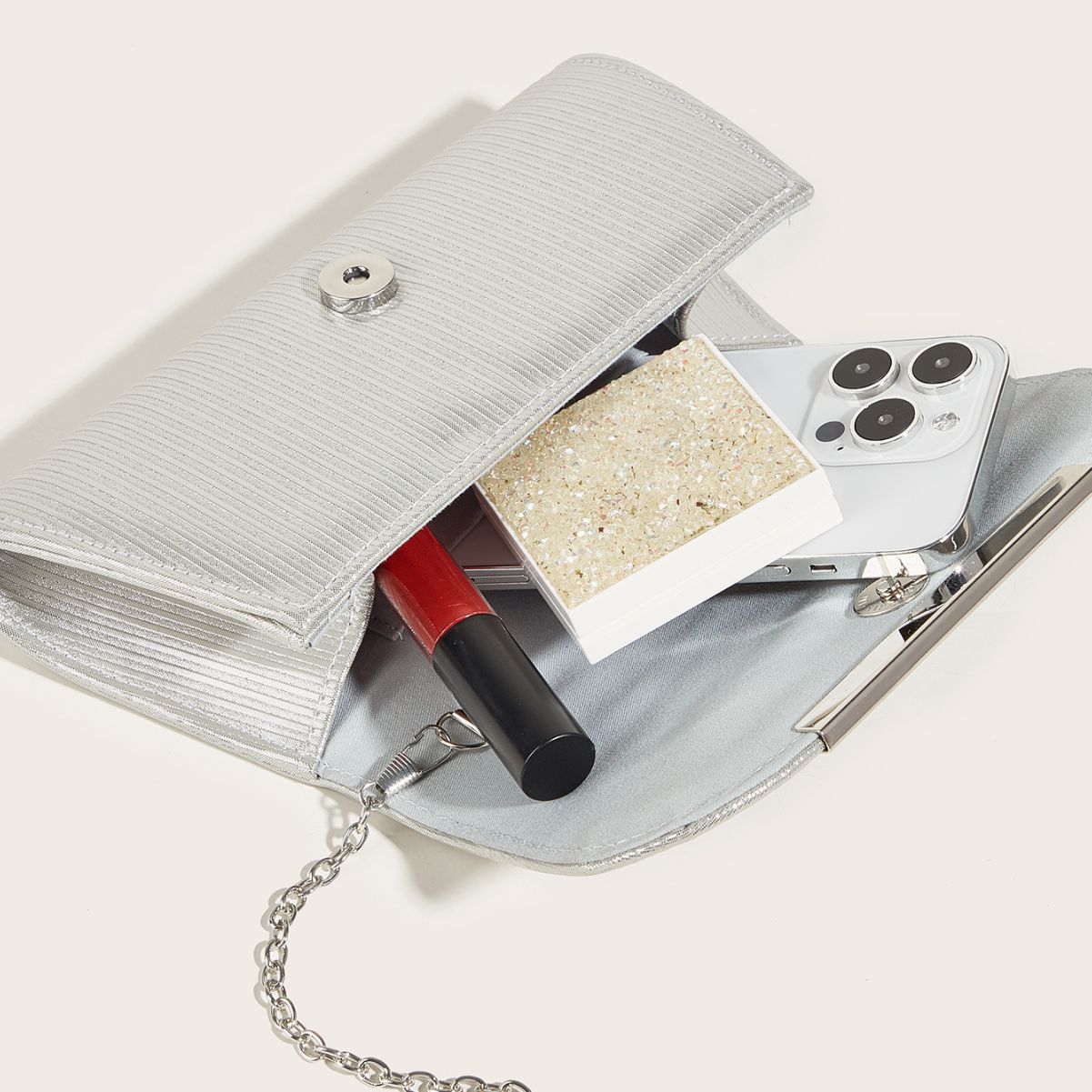 Amazon E-Commerce 2023 New Fashion Ladies Dinner Clutch Bag Flip Square Bag Celebrity Party Banquet Bag
