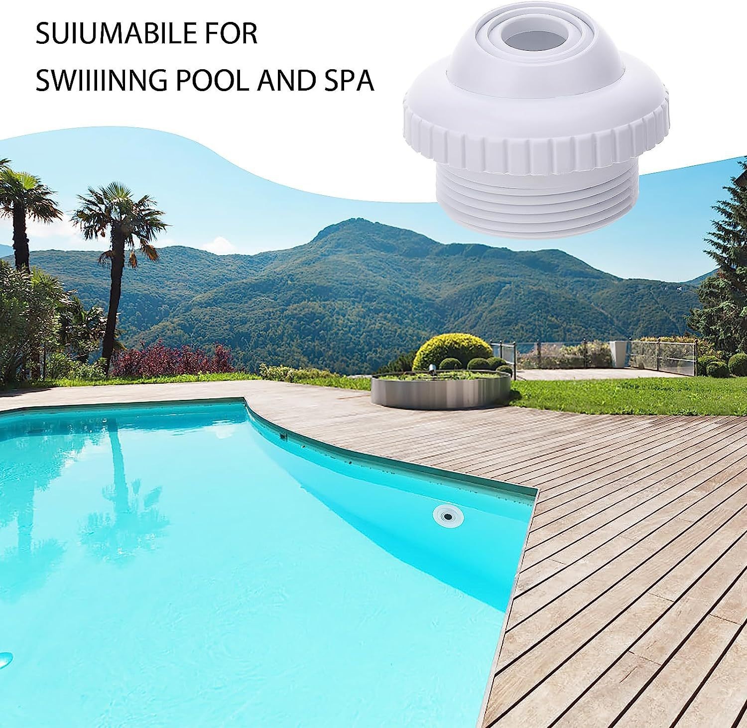 Hayward SP1419C bull eye nozzle swimming pool massage eyeball nozzle outlet small caliber 1. 5cm
