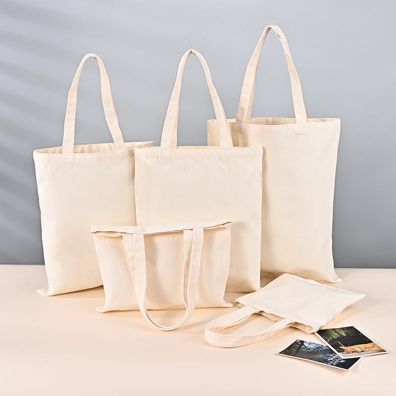 Blank hand-held cotton bag custom-made students go out carrying bag hand gift advertising gift canvas bag custom logo