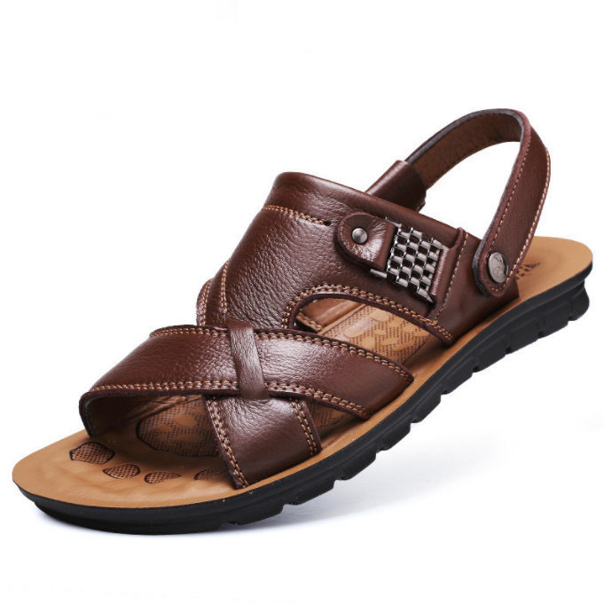 Beach shoes 2023 men's casual sandals slippers beach shoes men's sandals stall wholesale cross-border large size cool