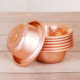 Nepal Copper Hand-Knocked Embossed Water Supply Bowl Carved Buddha Articles for Buddha Sacred Water Cup in Front of Buddha