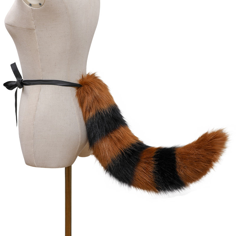 A generation of hair plush beast ear beast tail cosplay accessories Net red performance props hand-made Fox Tail