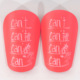 (XS code length 8cm wide 5cm) pink can leg protector
