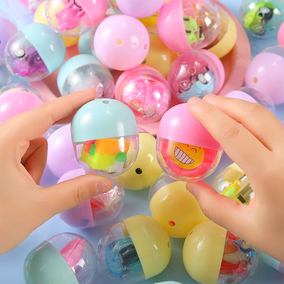 47x 55mm oval twisted egg mixed twisted egg ball 47*55mm car toy twisted egg Kindergarten Award