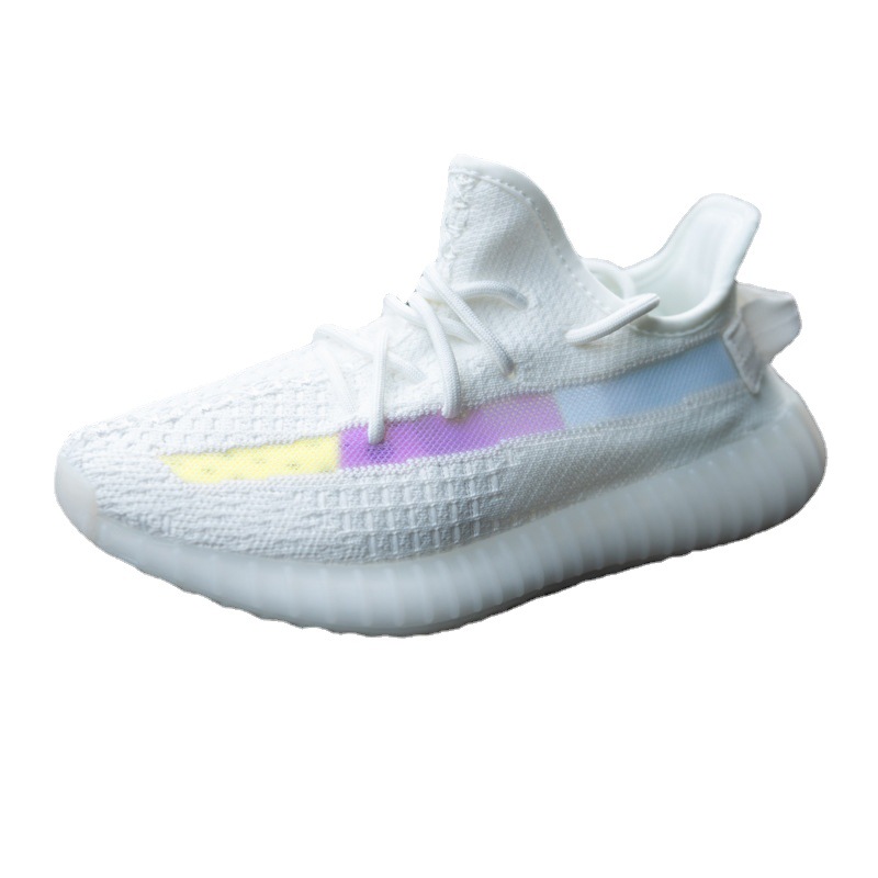 2024 coconut shoes new gray orange sun red 350 casual men's shoes White zebra gray orange foreign trade hot sale