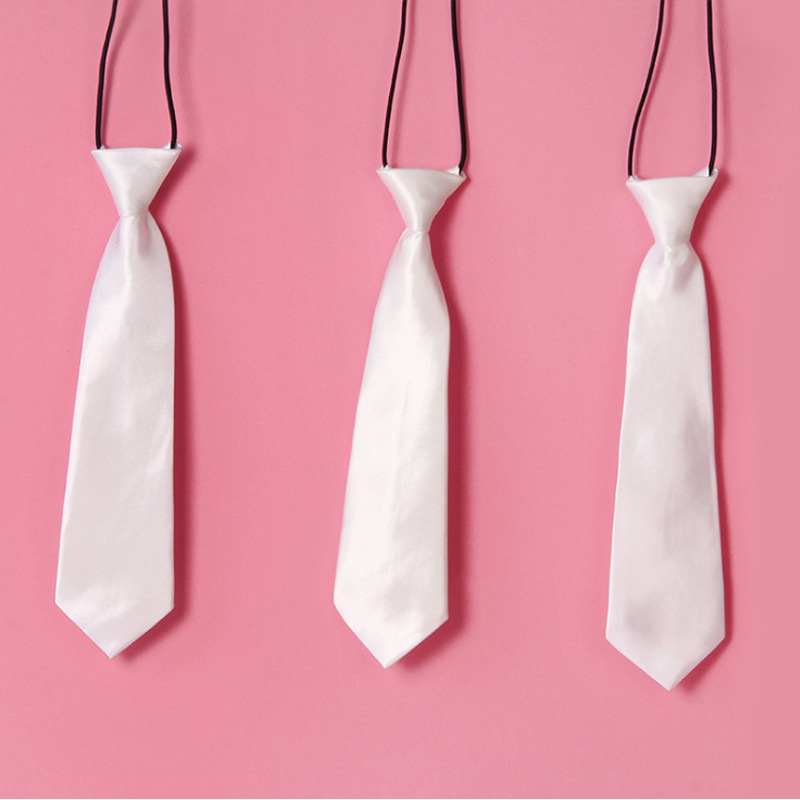 Men's children's blank tie personalized tie can be heat transfer printing business tie sublimation printing figure tie