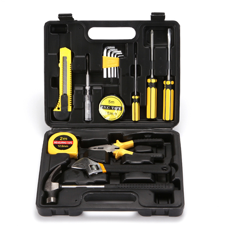 The new 16-piece hardware tool kit car emergency combination suit vise hex 8016-1