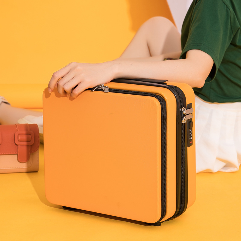 Suitcase Makeup Small Luggage Box Mini 16-inch Password Box Small Lightweight Suitcase for ipad Storage Bag