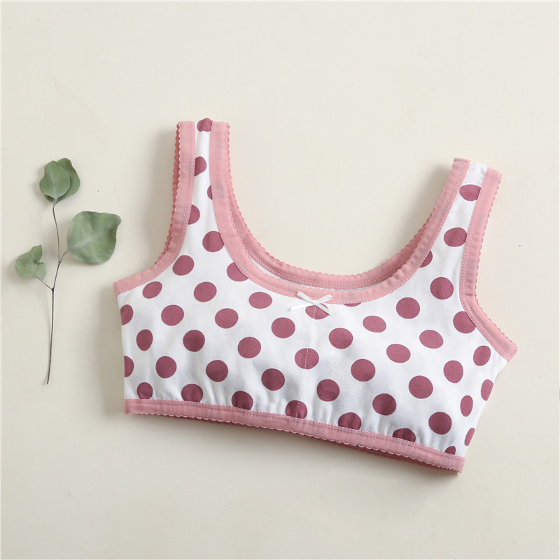 Girls' underwear children's bra development vest students new cotton class a summer female treasure wholesale cross-border Cotton