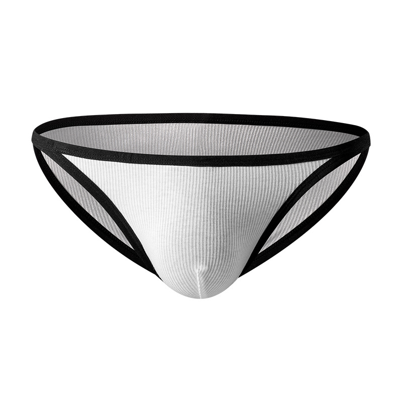 GTOPX MAN Men's Low Waist Narrow Side Thread Sweat Absorbing Comfortable Sexy Underwear Large Pocket U-Convex Briefs