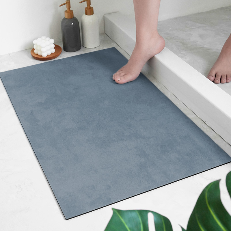 Daifa diatom mud toilet soft floor mat bathroom mouth non-slip mat strong water absorption stain-resistant non-slip foot Mat toilet quick-drying