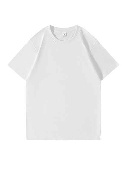 Cross-border European code cotton T-shirt overalls short sleeve custom printed logo advertising cultural shirt custom-made group clothing wholesale