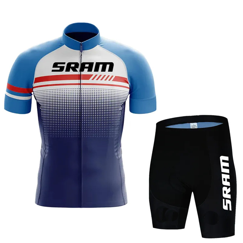2023 Cross-border Cycling Suit SRAN Tour de France Short-sleeved Suit Sweat-wicking and moisture-absorbing event cycling suit