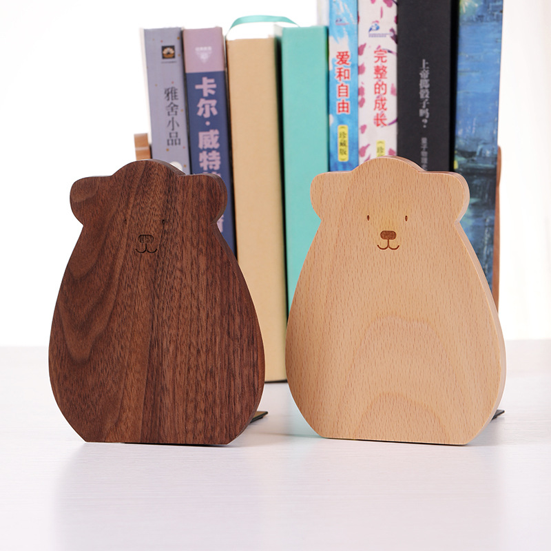 Wooden Book Stand Wholesale Desktop Small Bookshelf Book Bezel Creative Storage Book Stand Student Table Simple Book Stand
