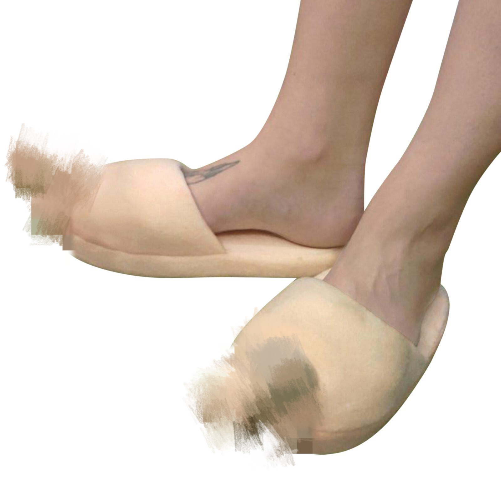 Spot adult men's and women's fashion creative funny modeling cotton slippers plush flat slippers a generation of hair