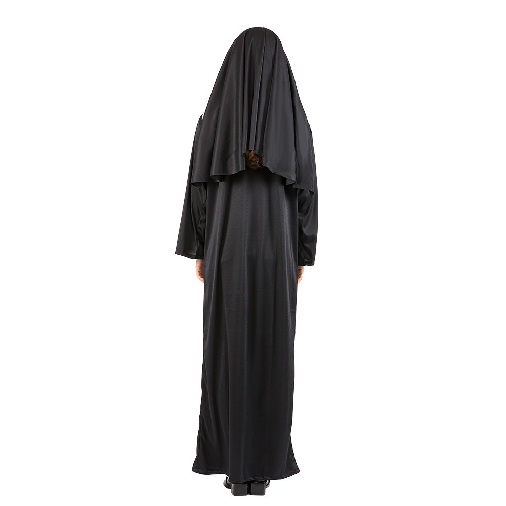 Halloween Costume Priest Nuns Fancy Costume Adult cosplay Maria Missionary Priest Costume