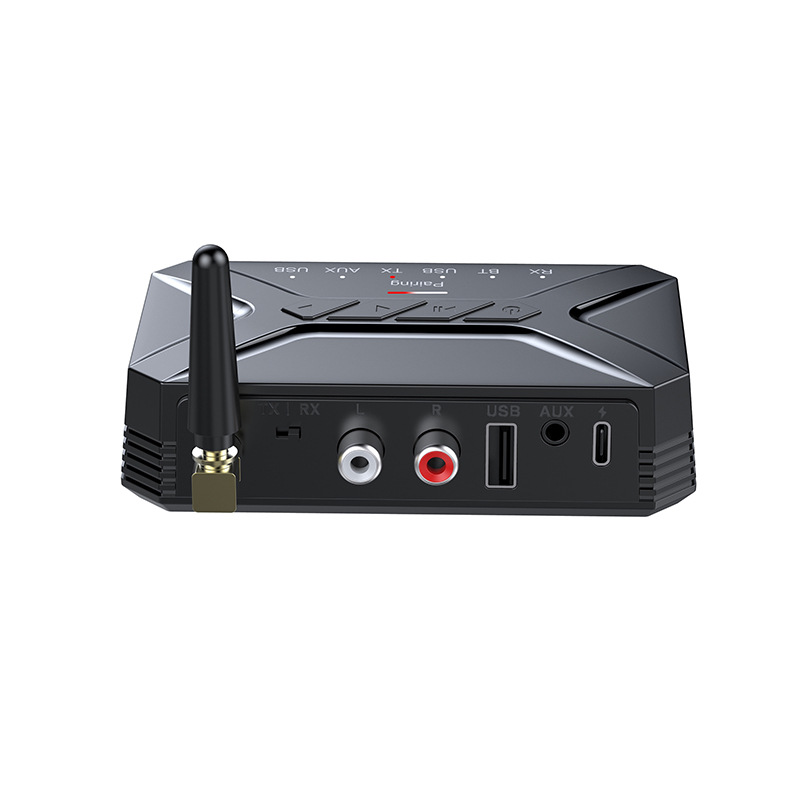 T-R22 Bluetooth receiver transmitter two-in-one RCA/AUX interface U disk playback wireless audio adapter