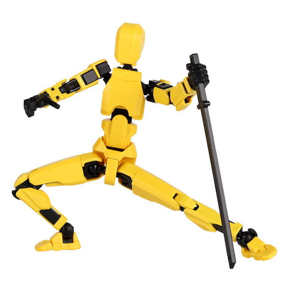 Cross-border Dummy Lucky 13 Doll Joint Movable 3D Printing Decompression Artifact Creative Matching Ornaments Toy