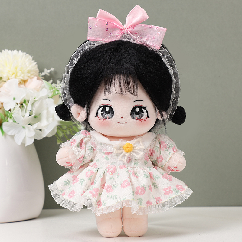 In stock 20cm cotton doll suit 20cm doll clothes Star Doll dress up wool sweater dress sub-collection