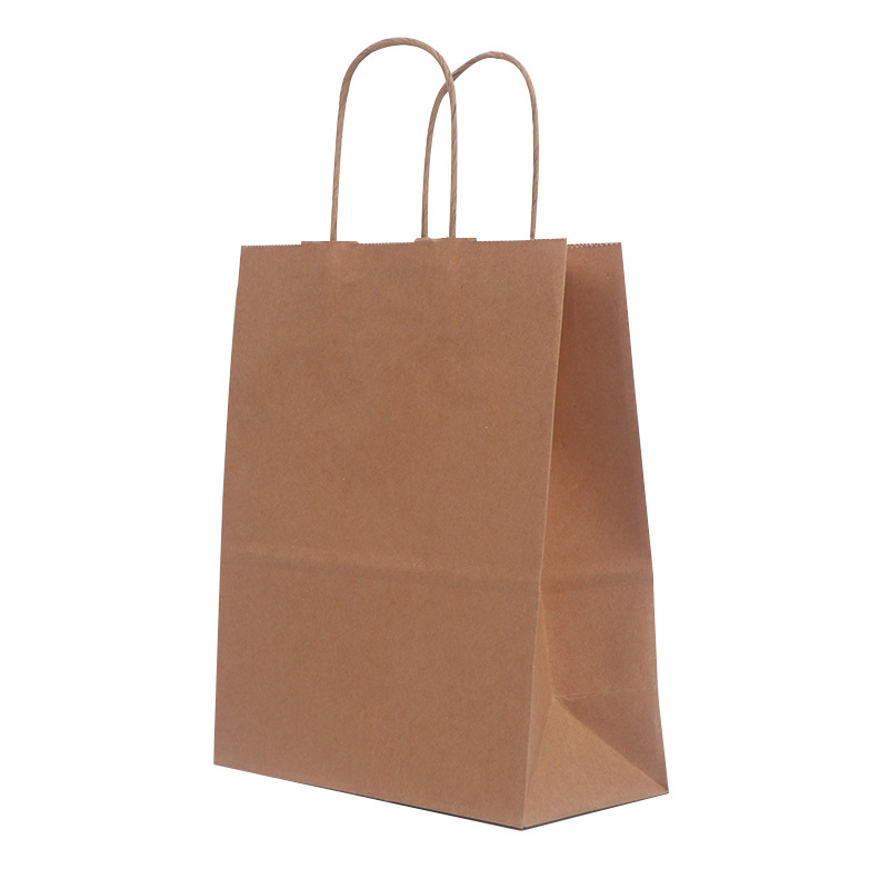 Kraft paper bag clothing bag milk tea printing logo take-out packaging clothes shopping gift packaging handbag