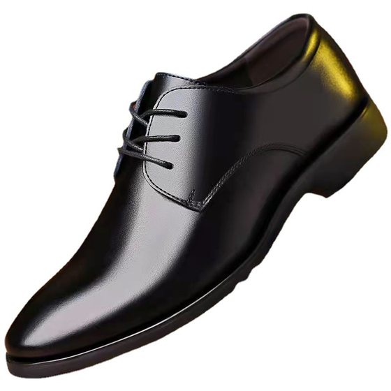 Spring and Autumn British Casual Business Dress Shoes Men's Shoes Inner Height Increase Shoes Wholesale Shoes Casual Shoes Suit