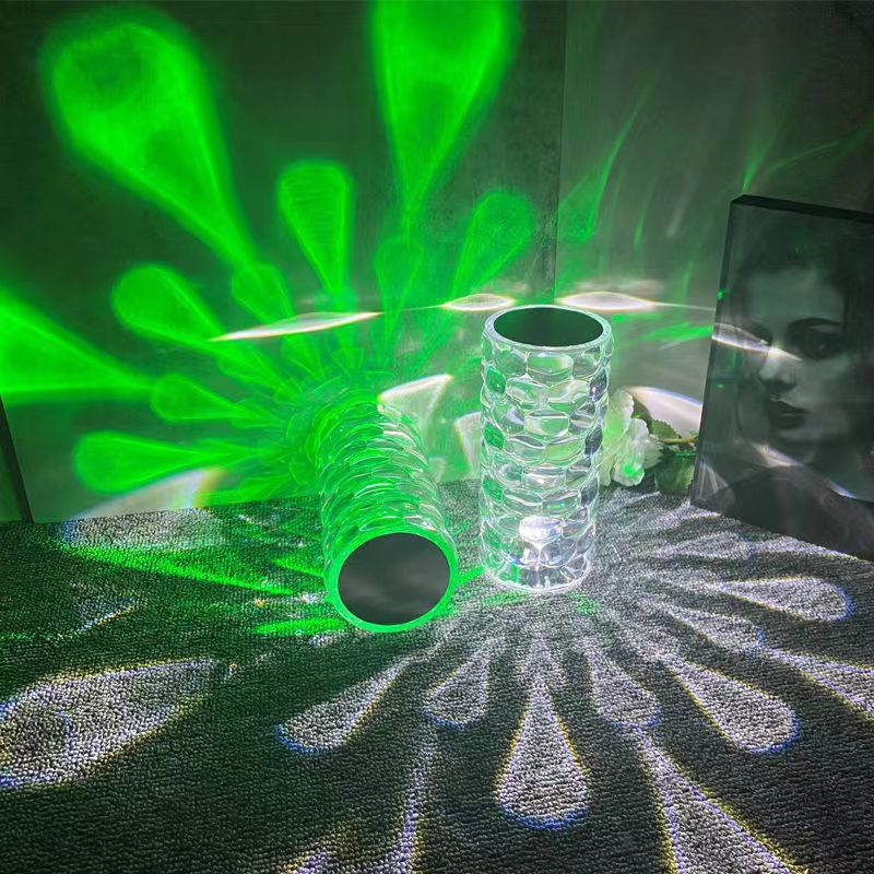 Factory direct supply Diamond water drop table lamp led girl romantic bedroom bedside atmosphere birthday gift night light