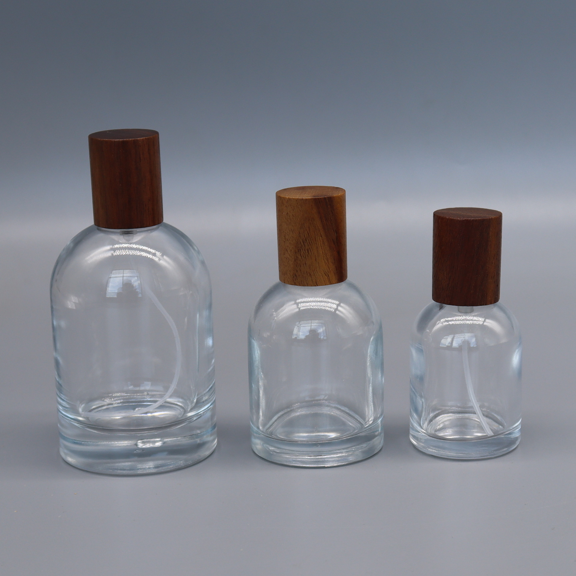 30ml50ml100ml штык 15 мм деревянная крышка флакон духов Портативный Духи суб розлива косметический спрей бутылки