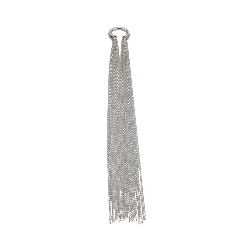 Niche high-end ultra-long tassel hair accessories women's net red 2022 New exaggerated temperament back head bride headdress