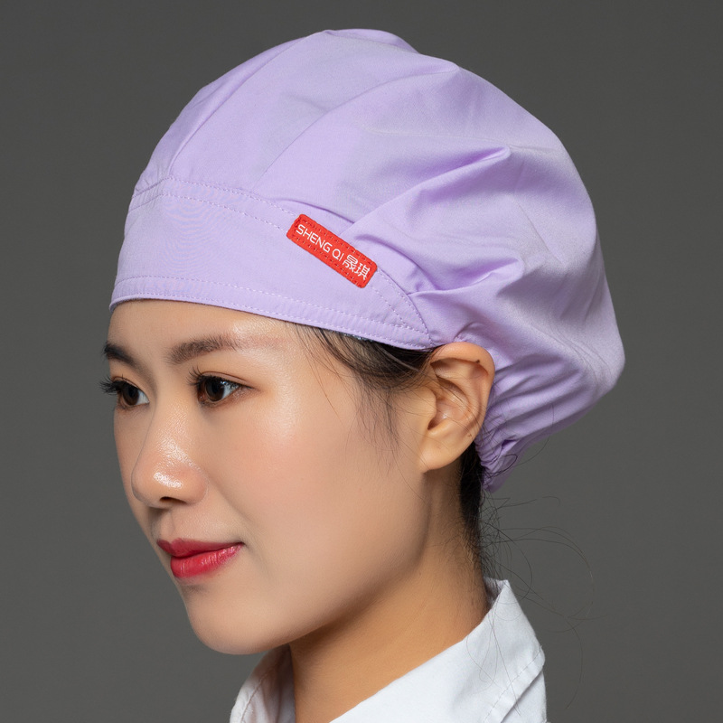 Printed dust-proof cap household catering oil smoke-proof work cap month Baotou chemotherapy adjustable surgical cap wholesale