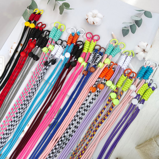 Mobile Phone Lanyard Adjustable Woven Knotted Strap Strap Strap Detachable Crossbody Mobile Phone Strap Strap Hanging Chain for Mobile Phone Strap