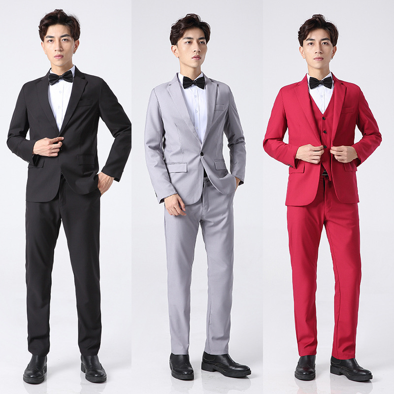 Best Man's Suit Suit Men's Brothers Group Suit Vest Suit Men's Group Student Suit Class Suit