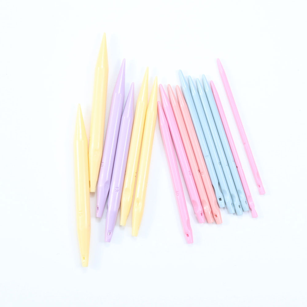 Knitting tools sweater needle ABS plastic detachable rope changing ring needle set 10 set packaging