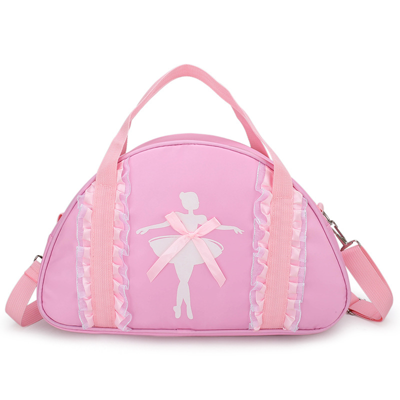 Dance Bag New Children Shoulder Dance Backpack Latin Ballet Bag Printing Girl Princess Dance Bag