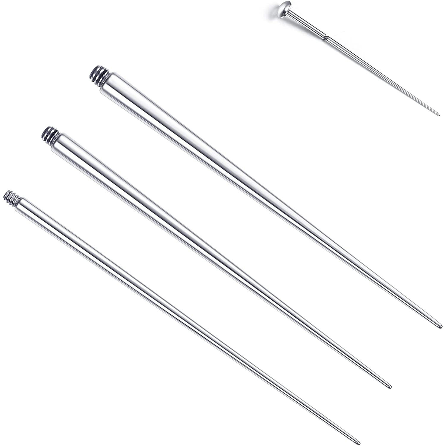 Stainless Steel Guide Needle Puncture Auxiliary Needle Threaded Guide Needle Puncture Special Traction Needle in-line Auxiliary Tool