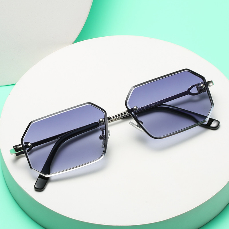 8310個性多邊形太陽鏡 2022歐美潮流嘻哈墨鏡 跨境專供sunglasses