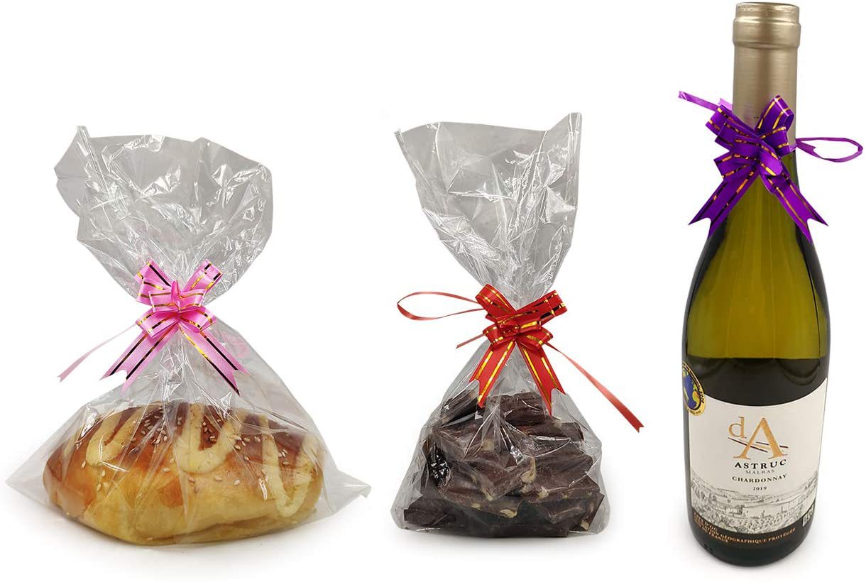 Cellophane bag cookie bag for packing pretzel candy gift transparent plastic bag delicious bag