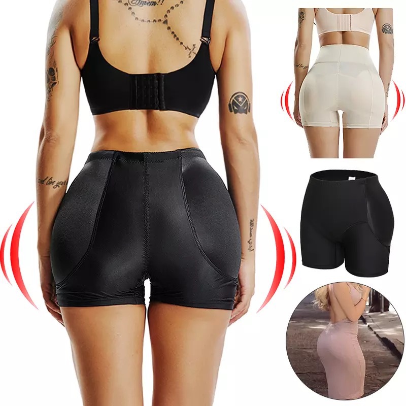 Shaping Pants Full Hip Pants Women's Bottoming Hip Increasing Hip Fake Ass Hip Lifting Pants Fixed Sponge Body Tight Underwear
