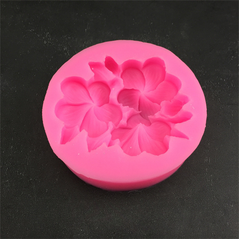 花シリーズクチナシ花卵花シリコン金型手作りチョコレート滴糊石膏樹脂金型|undefined