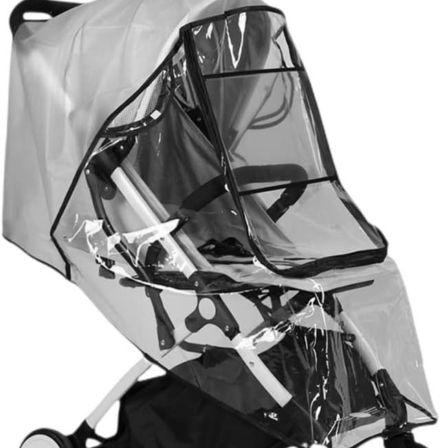 Universal stroller rain cover children's car windshield baby stroller umbrella car rain cover stroller protective cover raincoat