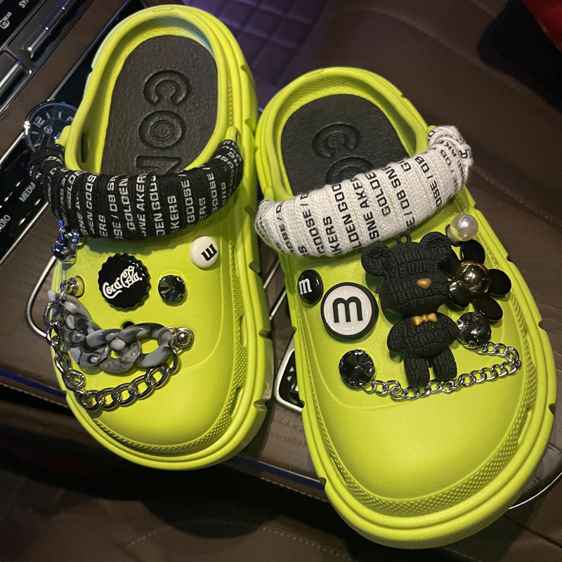 Cross-border foreign trade for hole shoes accessories shoes flower high DIY cartoon shoelace chain decorative buttons