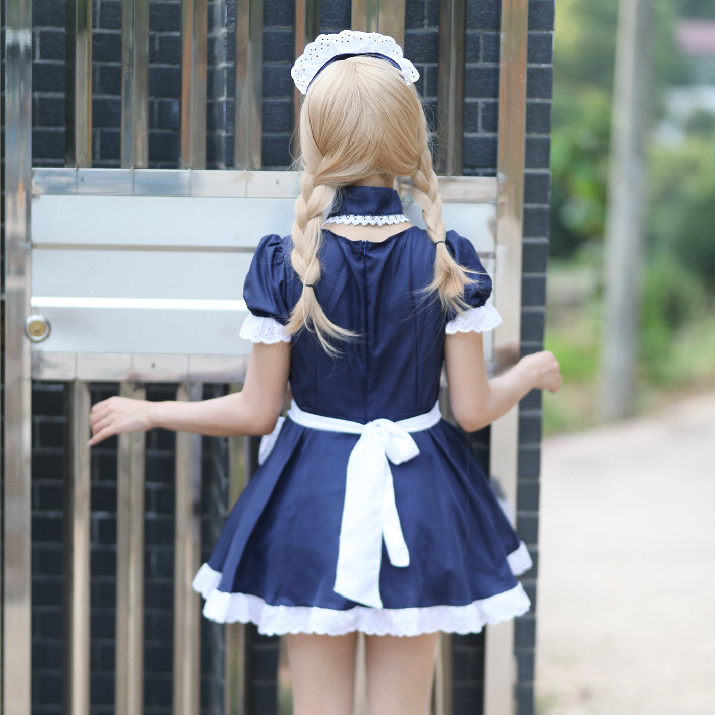 Original Akihabara Japanese Moe Maid Costume Classic Maid Costume COSPLAY Costume Halloween Costume